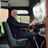 Med sjafør Leif Arne Bjorvann på Melkeruta